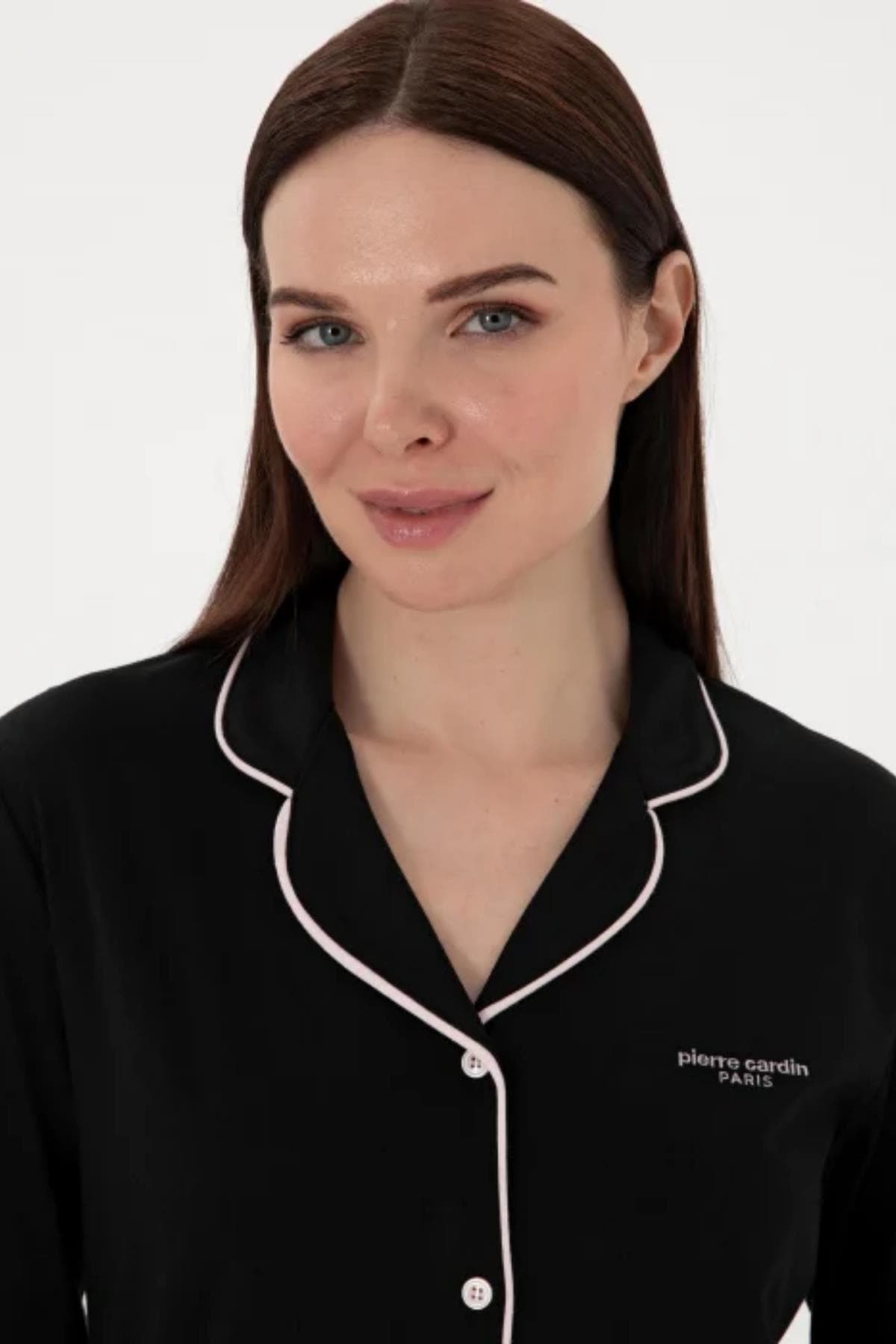 BAYAN GÖMLEK PİJAMA TAKIMI KADIN PC7717